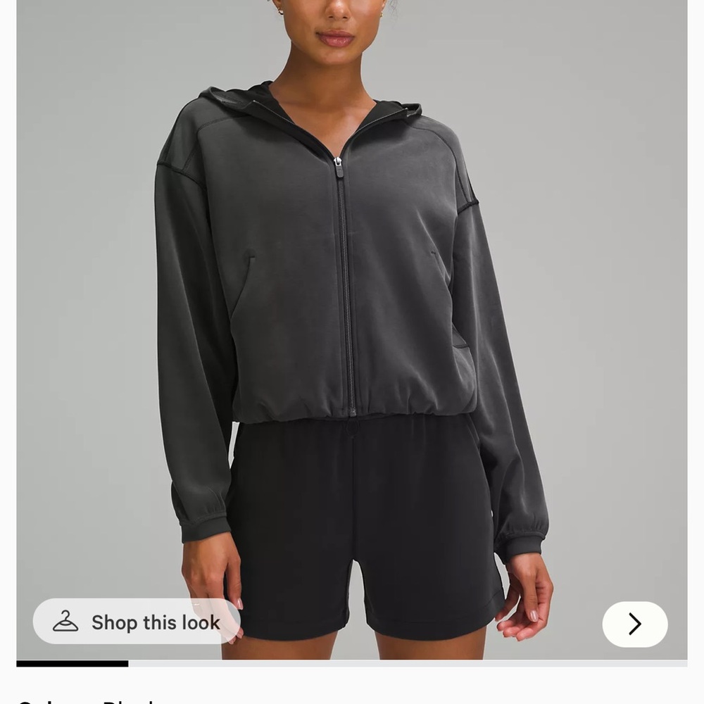 Lululemon Softstreme full zip hoodie Blue Zip-Up Hoodie - Picture 6 of 10